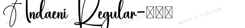 Andaeni Regular字体转换